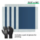 Schermo rivestito (4pcs)