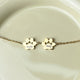 Gold Stainless Steel Dog Paw Bracelet (3pcs)
