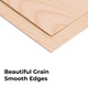 1/8 White Ash Plywood Sheets (6pcs)