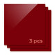 3mm Red Fire Retardant Acrylic Sheet Plexiglass for Diode Laser Cutting (3pcs)