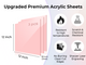 3mm Pastel Barbie Pink Acrylic Sheet Plexiglass (3pcs)