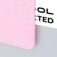 3mm Frosted Pink Acrylic Sheet Plexiglass (3pcs)
