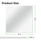 2.6mm See-through Mirror Acrylic Sheet Plexiglass (3pcs)