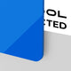 3 mm Blue Glossy Acrylic Sheet Plexiglass (3pcs)