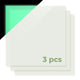 3mm Pale Green Glow in the Dark Acrylic Sheet Plexiglass (3pcs)