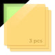 3mm Pale Yellow Glow in the Dark Acrylic Sheet Plexiglass (3pcs)