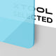 3mm Blue Turquoise Glow in the Dark Acrylic Sheet Plexiglass (3pcs)