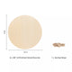 3 mm Unfinished Basswood Rounds (6pcs)