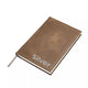 Brown to Silver Laserable PU Notebook