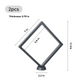 Black Floating Frame with Stand (2pcs) 17,8 × 17,8 cm