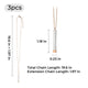 Hidden Message Stainless Steel Necklace (3pcs)