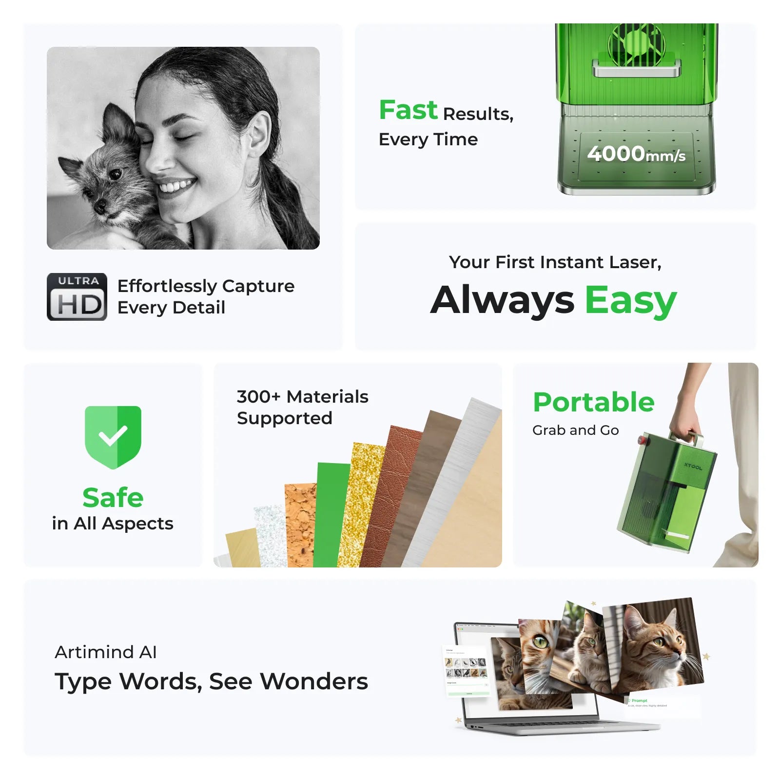 xTool F1 Portable and High Speed Laser Engraver