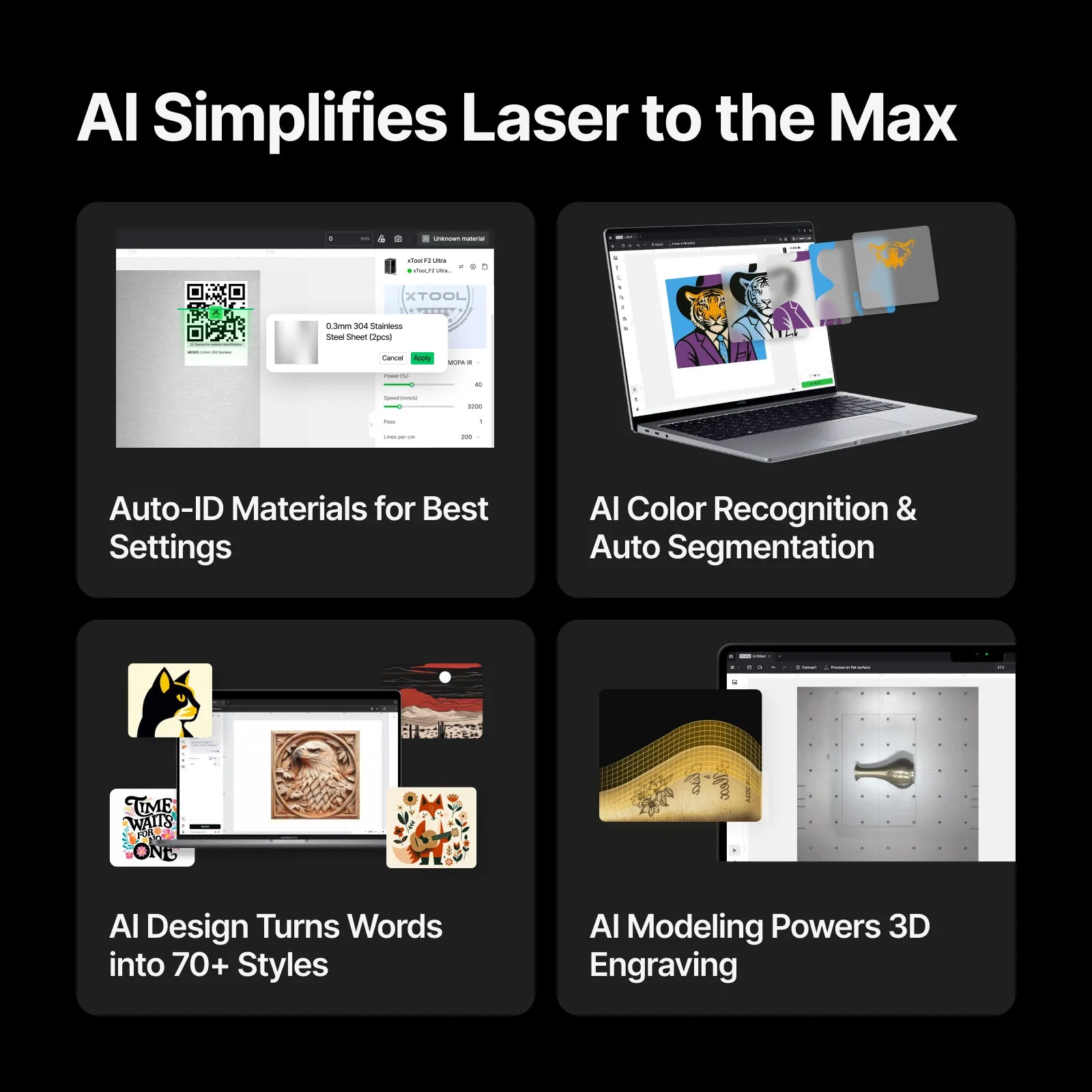 xTool F2 Ultra 60W MOPA & 40W Diode Dual Laser Engraver