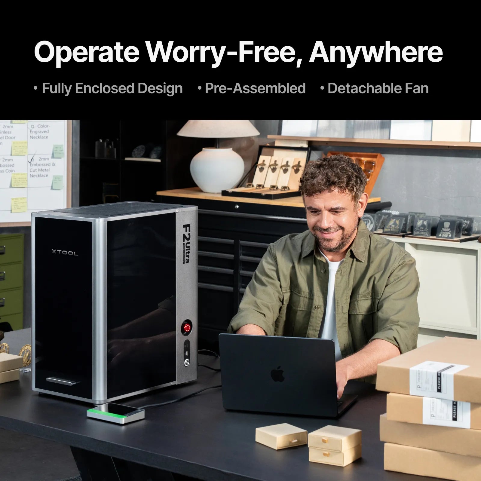 xTool F2 Ultra 60W MOPA & 40W Diode Dual Laser Engraver