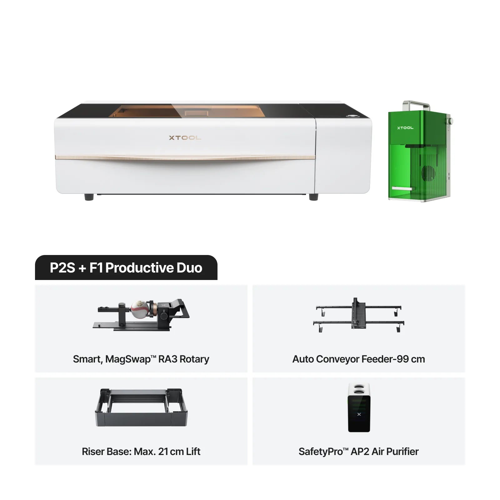 xTool P2S 55W Desktop CO2 Laser Cutter