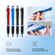 Stylus Ballpoint Pens With LED Light (10pcs)