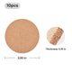 5mm Round Cork Coasters (10pcs)