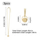 Stainless Steel Spinner Necklace (3pcs)