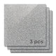 3mm Silver Glitter Opaque Glossy Acrylic Sheet Plexiglass (3pcs)