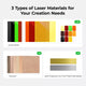 Xtool S1 Laser Material Kit (34 stk)