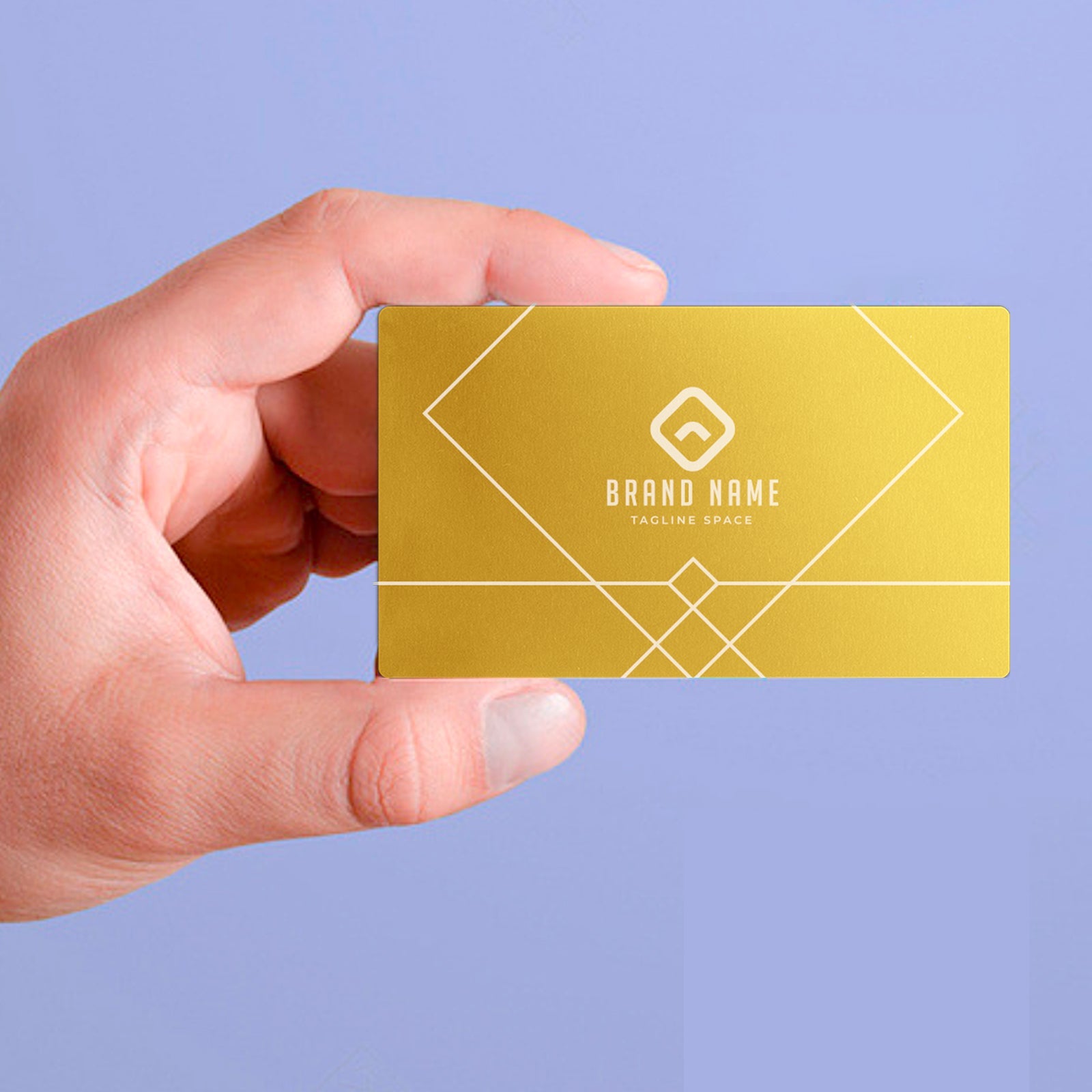 Light Gold Metal Business Cards (60pcs)