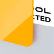 3mm Chrome Yellow Opaque Glossy Acrylic Sheet (3pcs)-YAC060