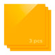3mm Chrome Yellow Opaque Glossy Acrylic Sheet (3pcs)-YAC060