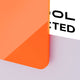 3mm Orange Opaque Glossy Acrylic Sheet(3pcs)-YAC024
