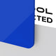 3mm Deep Blue Opaque Glossy Acrylic Sheet Plexiglass (3pcs)