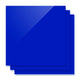 3mm Deep Blue Opaque Glossy Acrylic Sheet Plexiglass (3pcs)