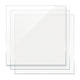 3mm Clear Frosted Transparent Glossy Acrylic Sheet Plexiglass (3pcs)