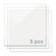 3mm Clear Frosted Transparent Glossy Acrylic Sheet Plexiglass (3pcs)