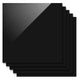 1mm Black Opaque Glossy Acrylic Sheet Plexiglass (10pcs)