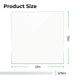 3mm Clear Frosted Transparent Glossy Acrylic Sheet Plexiglass (3pcs)