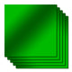 3mm Green Mirror Acrylic Sheet Plexiglass (5pcs)