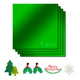 3mm Green Mirror Acrylic Sheet Plexiglass (5pcs)