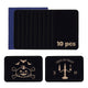 Patch rettangolare laserabile in pettinatura (10pc)
