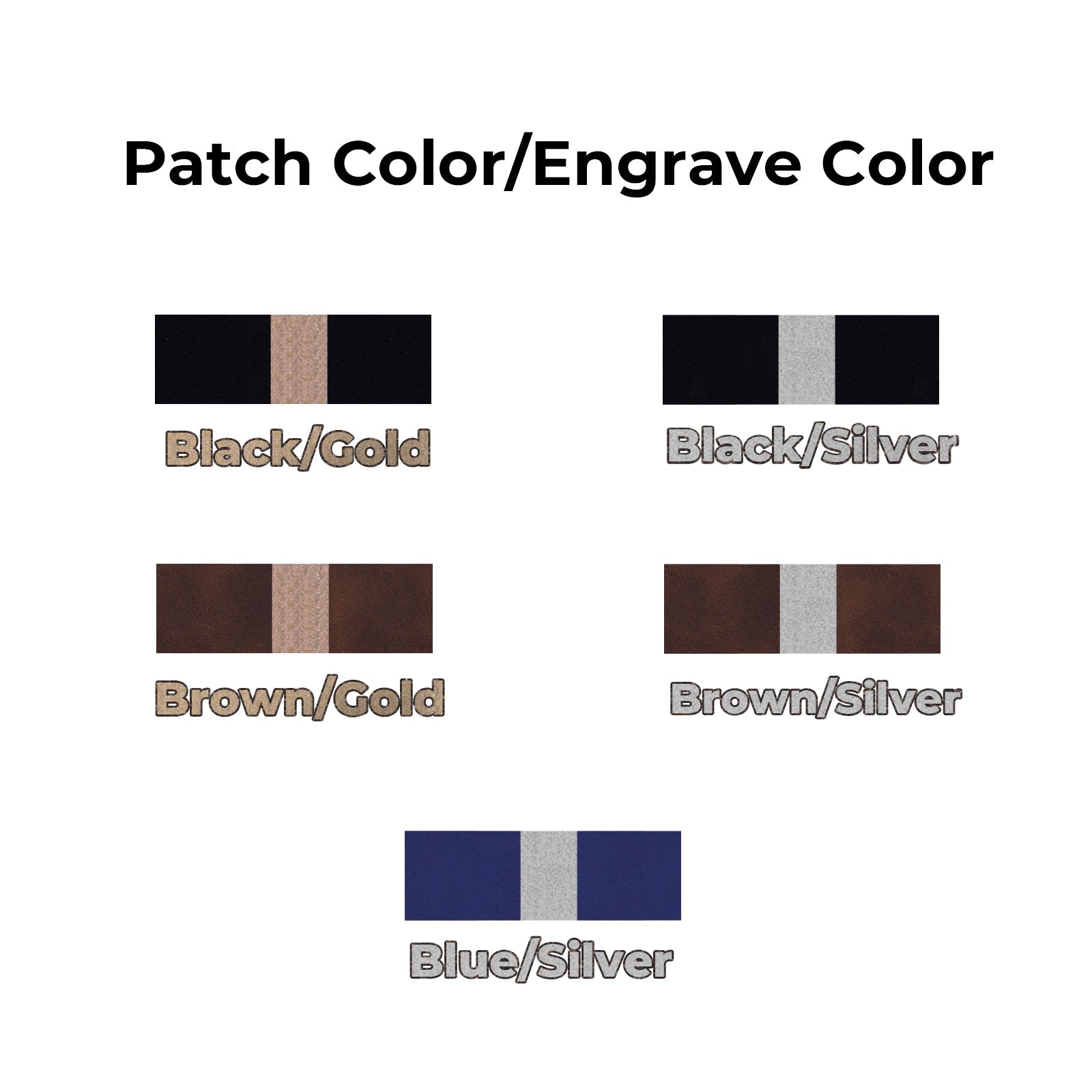 Laserable Leatherette Rectangular Patch (10pcs)