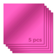 3mm Pink Mirror Acrylic Sheet Plexiglass (5pcs)