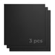 3mm Frosted Black Acrylic Plexiglass (3pcs)