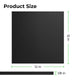 3mm Frosted Black Acrylic Plexiglass (3pcs)