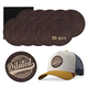 Round Lasable Pu Iron-on Patch (10pcs)