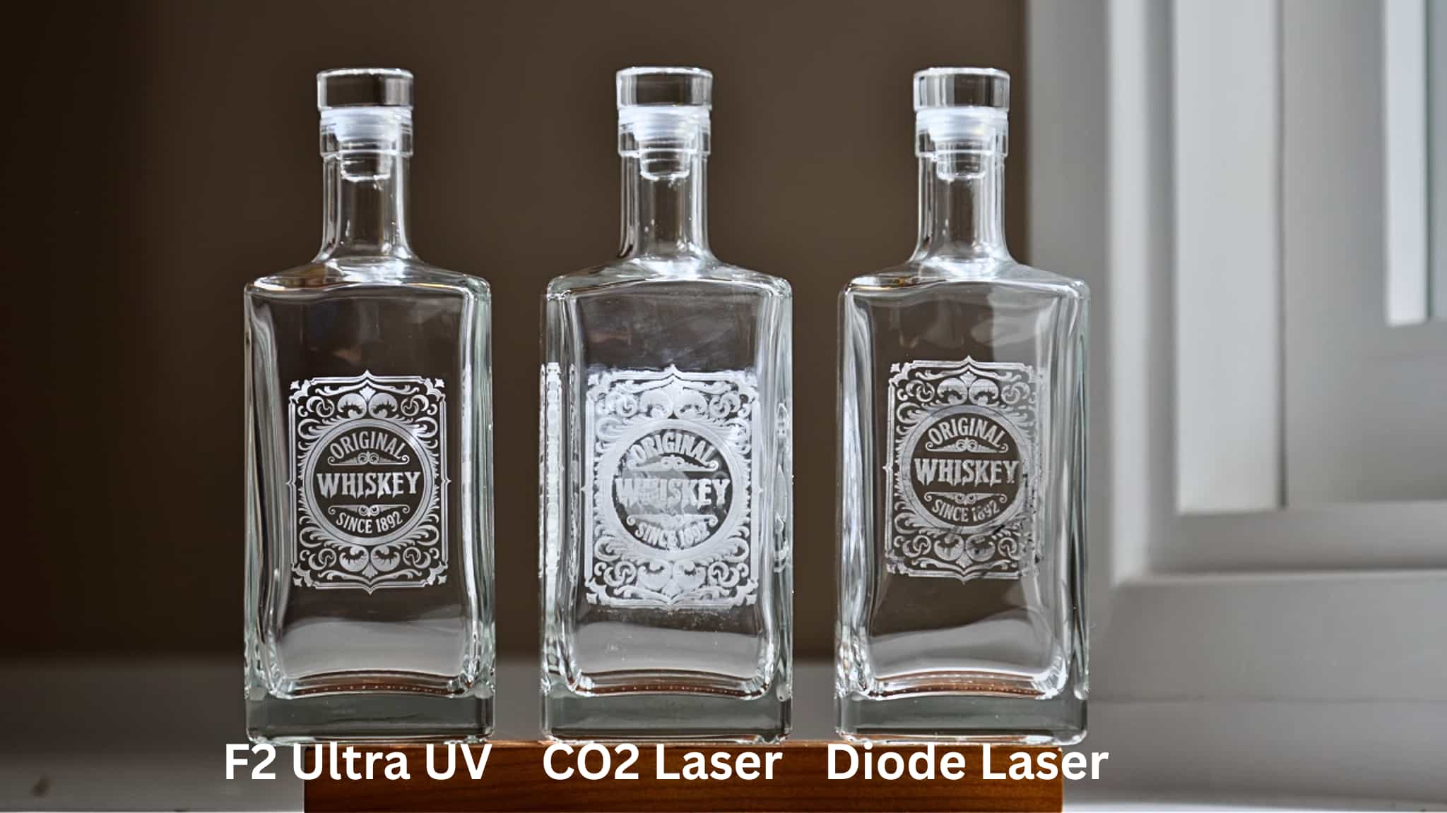 UV vs. CO2 vs. Diode Lasers: The Ultimate Engraving Comparison on Glass, Wood and Leather