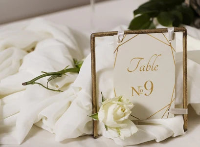 The 12 Unique Wedding Table Numbers of 2023