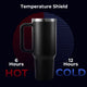 40oz Glow in the Dark Stainless Steel Tumbler with Handle