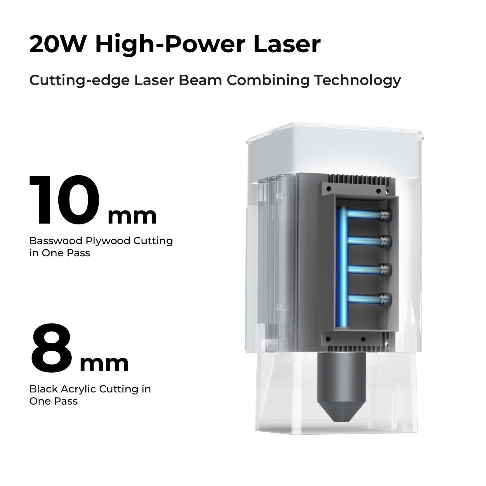 Xtool D1 Pro 20W Desktop Laser Engraver Snijmachine