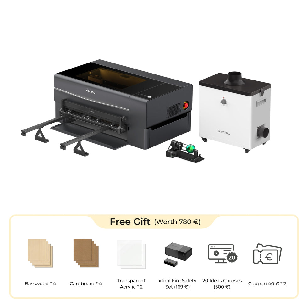 xTool P2 55W Desktop CO2 Laser Cutter (2yr warranty)