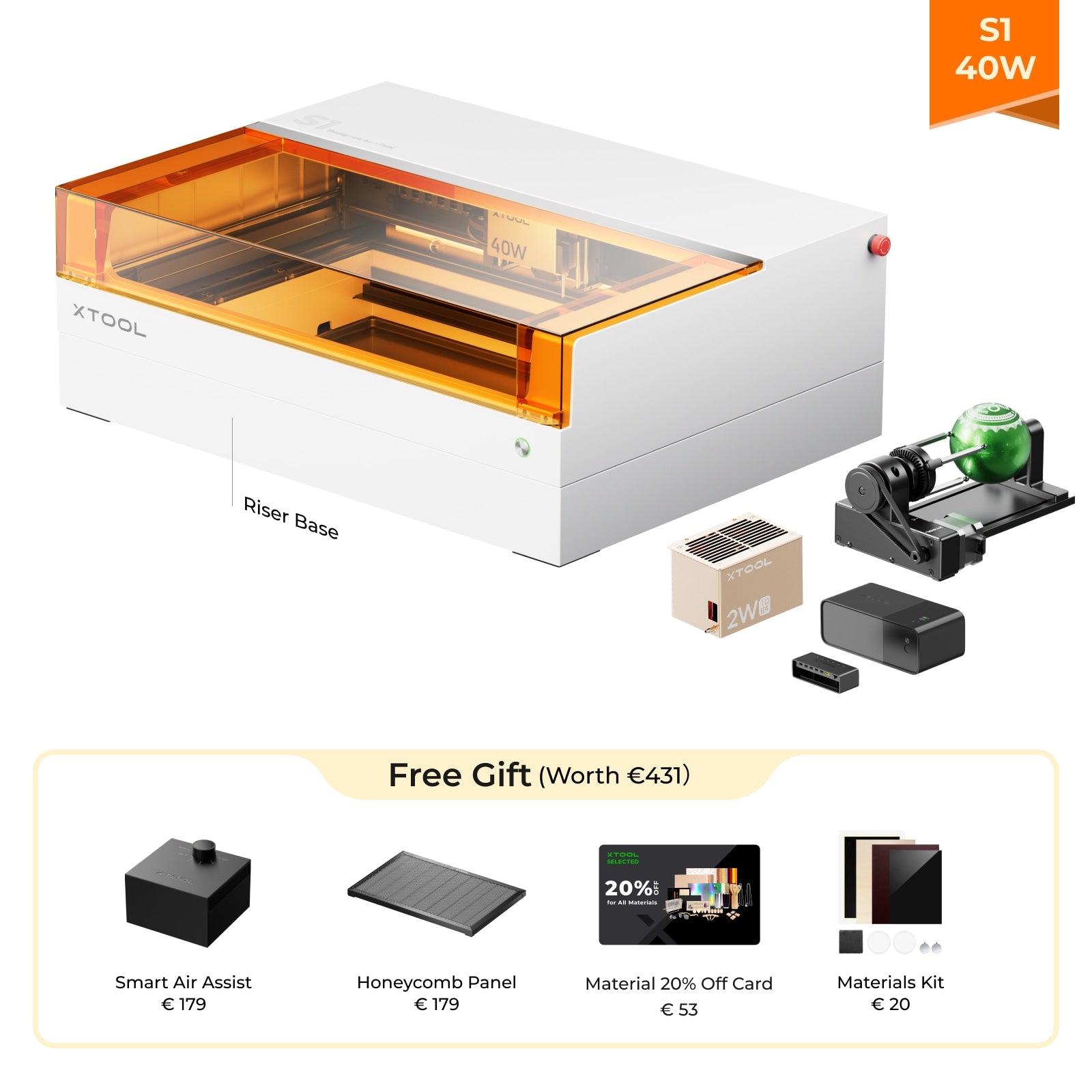 【Final payment】xTool S1 Enclosed Diode Laser Cutter