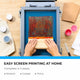 200 Mesh Polyester Screen Printing Screen Board (4pcs)  22,9 cm × 30,5 cm