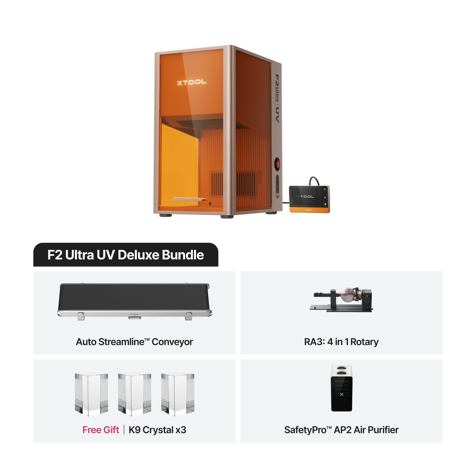 xTool F2 Ultra UV 5W UV Laser Engraver